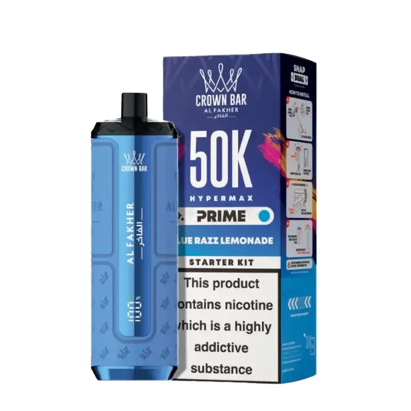 Blue Razz Lemonade Al Fakher Hypermax 50K pod kit Blue Razz Lemonade Al Fakher Hypermax 50K pod kit