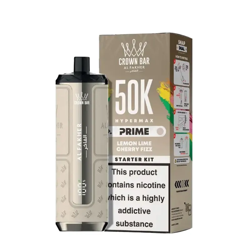 Lemon Lime & Cherry Fizz Al Fakher Hypermax 50K pod kit Lemon Lime & Cherry Fizz Al Fakher Hypermax 50K pod kit
