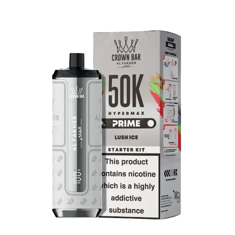 Lush Ice Al Fakher Hypermax 50K pod kit Lush Ice Al Fakher Hypermax 50K pod kit