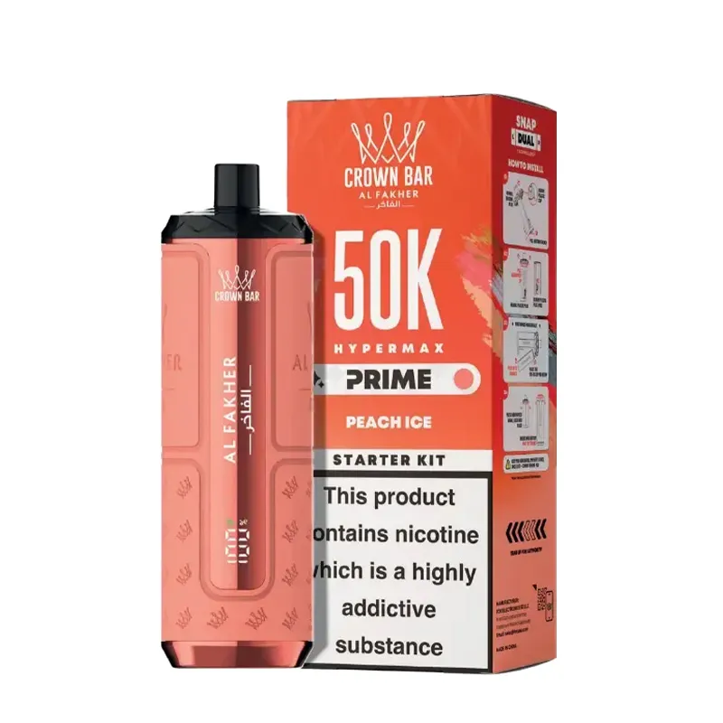 Peach Ice Al Fakher Hypermax 50K pod kit Peach Ice Al Fakher Hypermax 50K pod kit