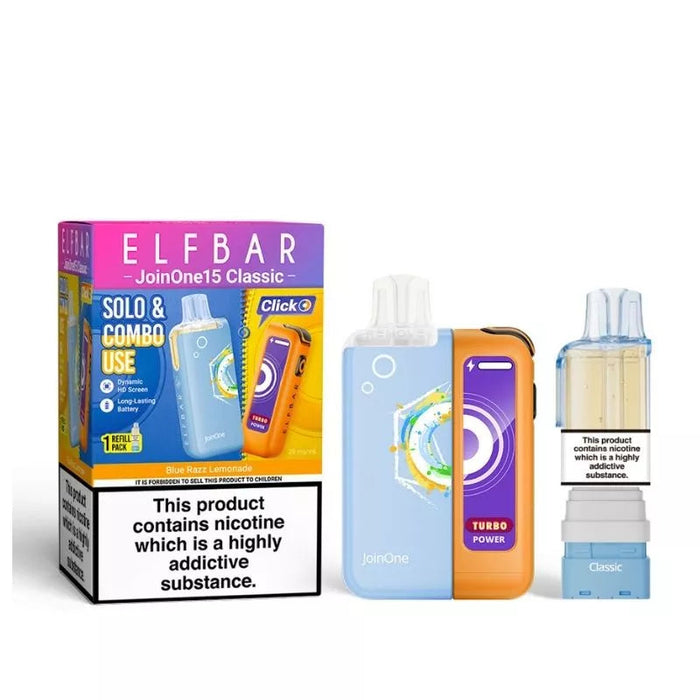 Blue Razz Lemonade Elf Bar JoinOne15 Classic Pod Kit