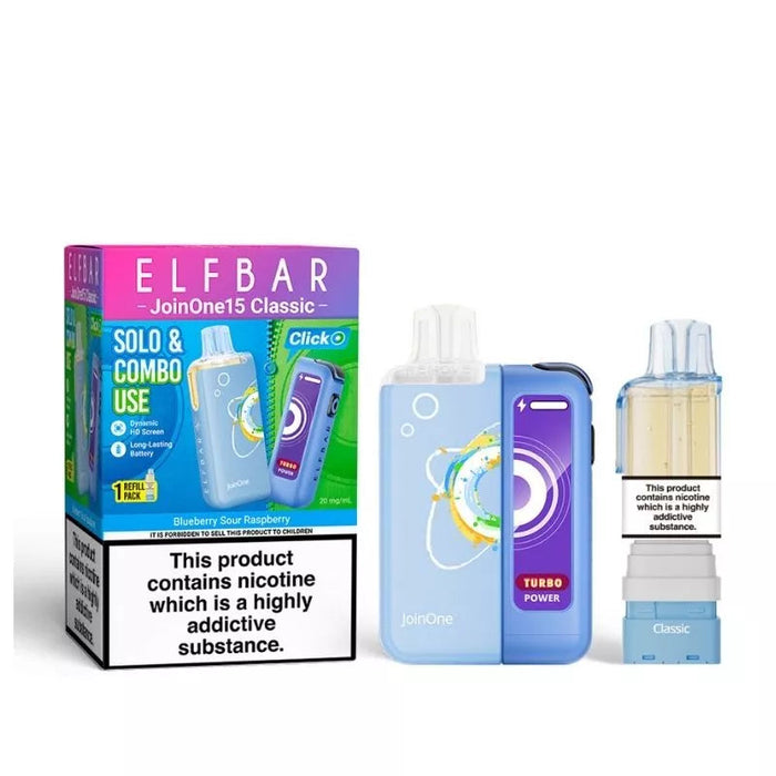 Blueberry Sour Raspberry Elf Bar JoinOne15 Classic Pod Kit
