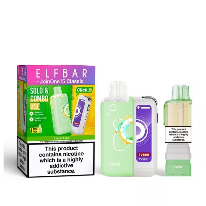 Lemon Lime Elf Bar JoinOne15 Classic Pod Kit