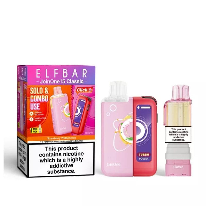 Strawberry Watermelon Elf Bar JoinOne15 Classic Pod Kit