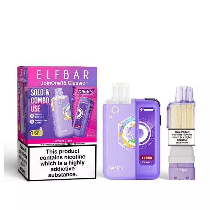 Summer Grape Elf Bar JoinOne15 Classic Pod Kit