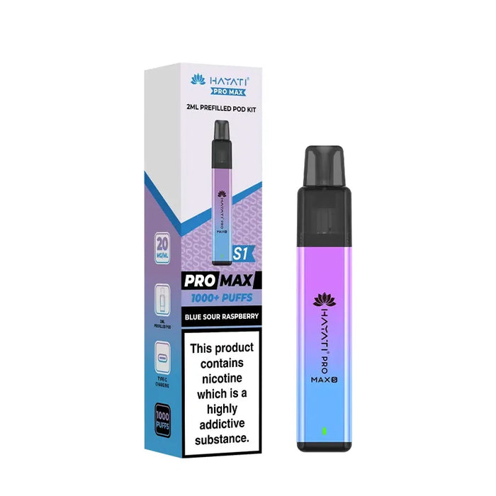 Hayati Pro Max S1 Prefilled Blue Sour Raspberry Pod Kit