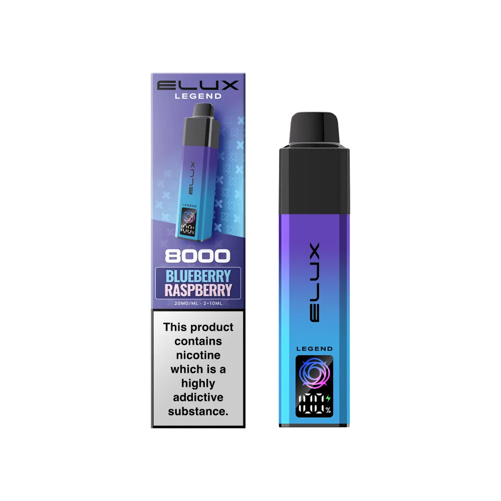 Blueberry Raspberry Elux Legend 8000 Blueberry Raspberry Prefilled Pod Kit