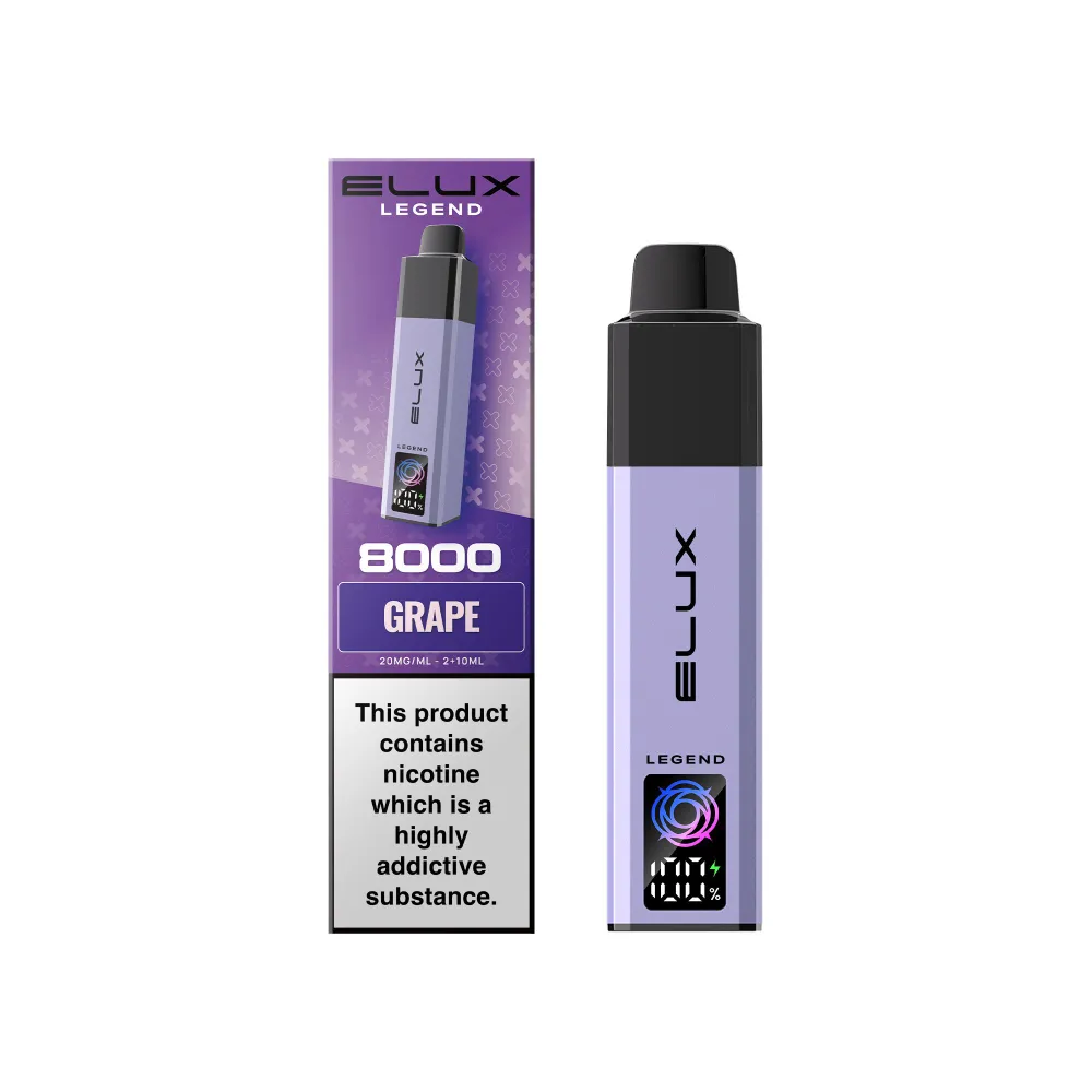 Grape Elux Legend 8000 Grape Prefilled Pod Kit