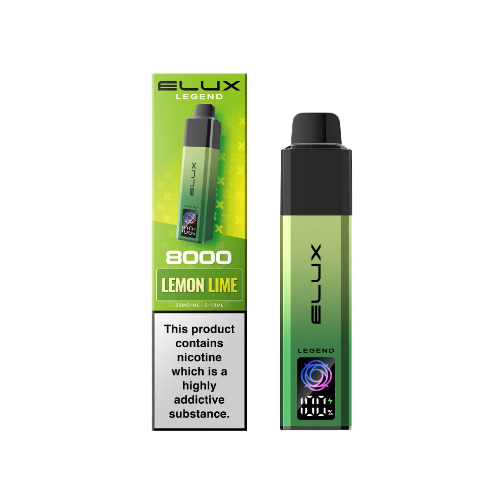 Lemon Lime Elux Legend 8000 Lemon Lime Prefilled Pod Kit