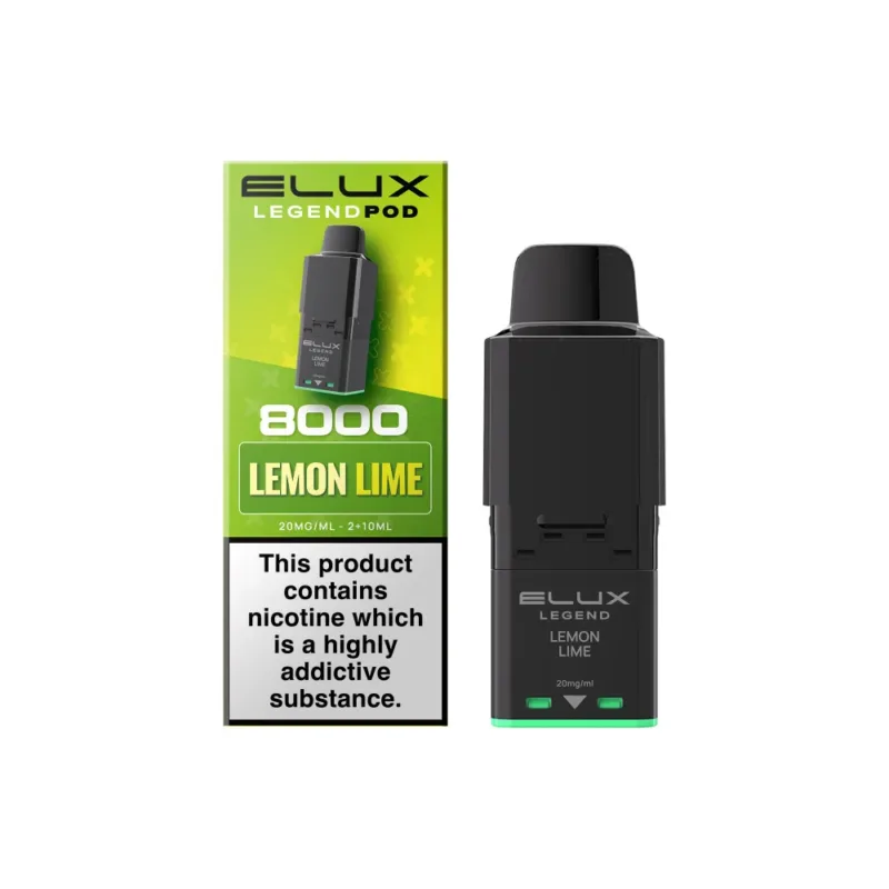 Elux Legend 8000 Lemon Lime Pods
