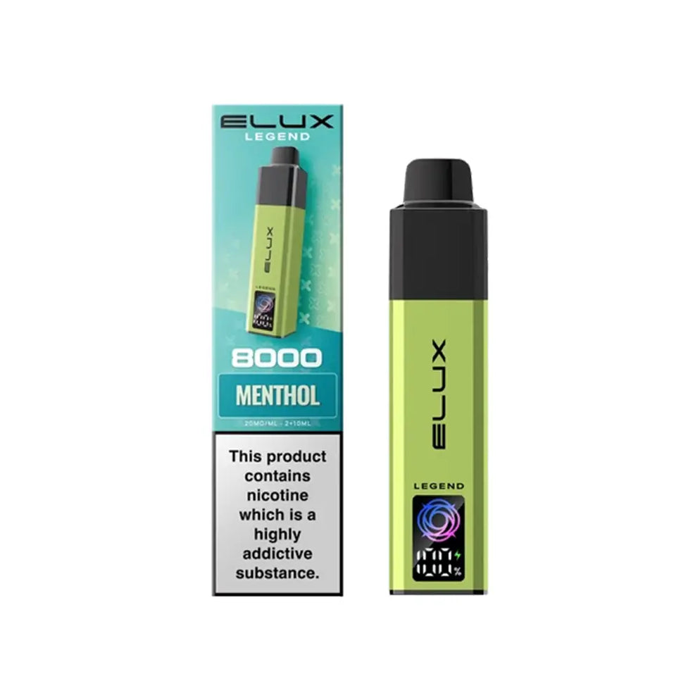 Elux Legend 8000 Menthol Prefilled Pod Kit Elux Legend 8000 Menthol Prefilled Pod Kit