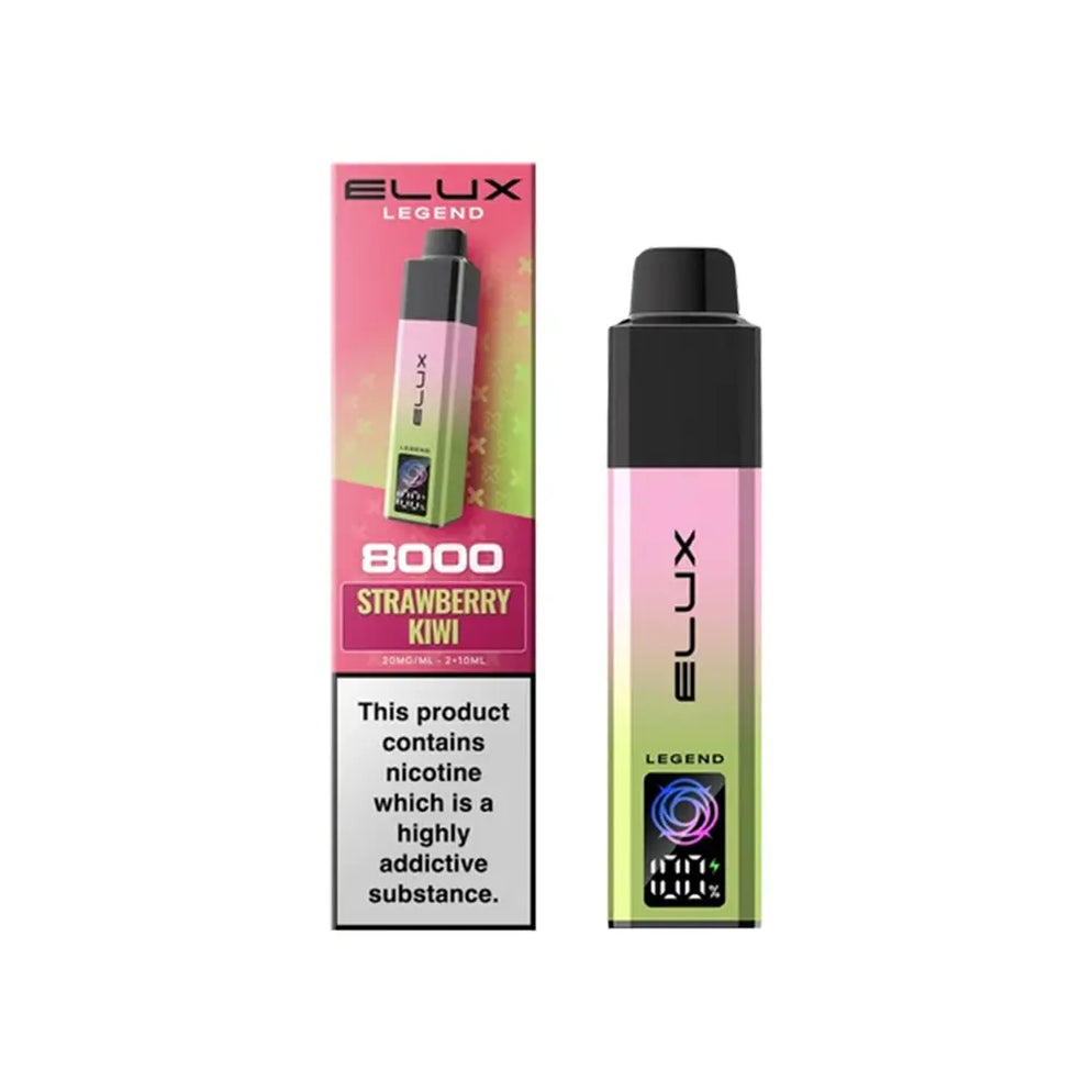 Elux Legend 8000 Strawberry kiwi Prefilled Pod Kit Elux Legend 8000 Strawberry kiwi Prefilled Pod Kit
