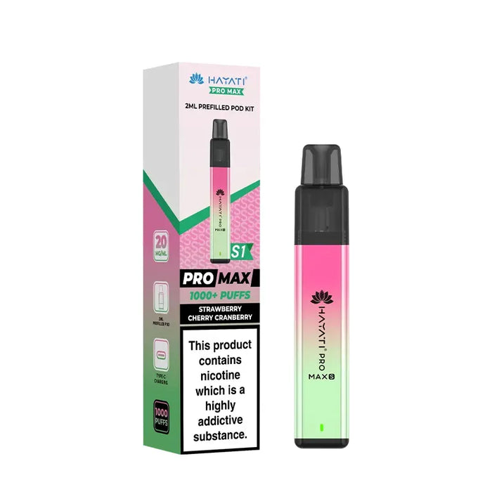 Hayati Pro Max S1 Prefilled Strawberry Cherry Cranberry Pod Kit