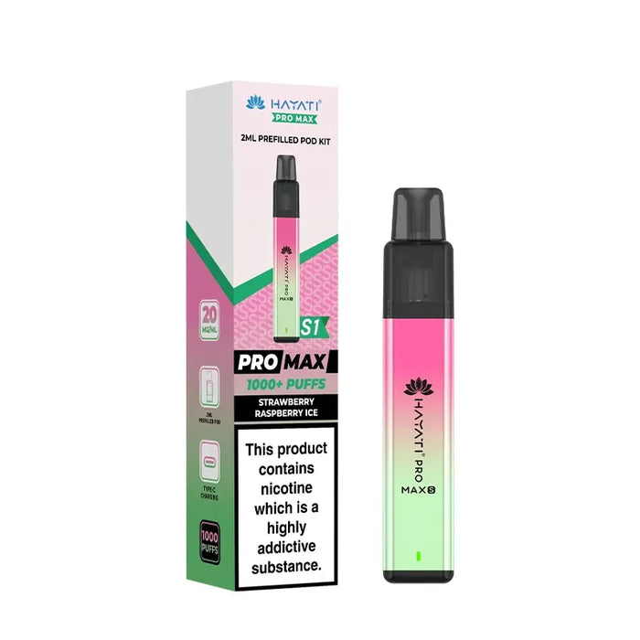 Hayati Pro Max S1 Prefilled Strawberry Raspberry Ice Pod Kit