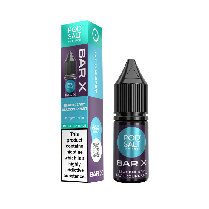 Blackberry Blackcurrant Pod Salt Bar X Nic Salts