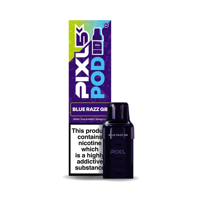 Blue Razz GB Pixl 5K Prefilled Pods Blue Razz GB Pixl 5K Prefilled Pods