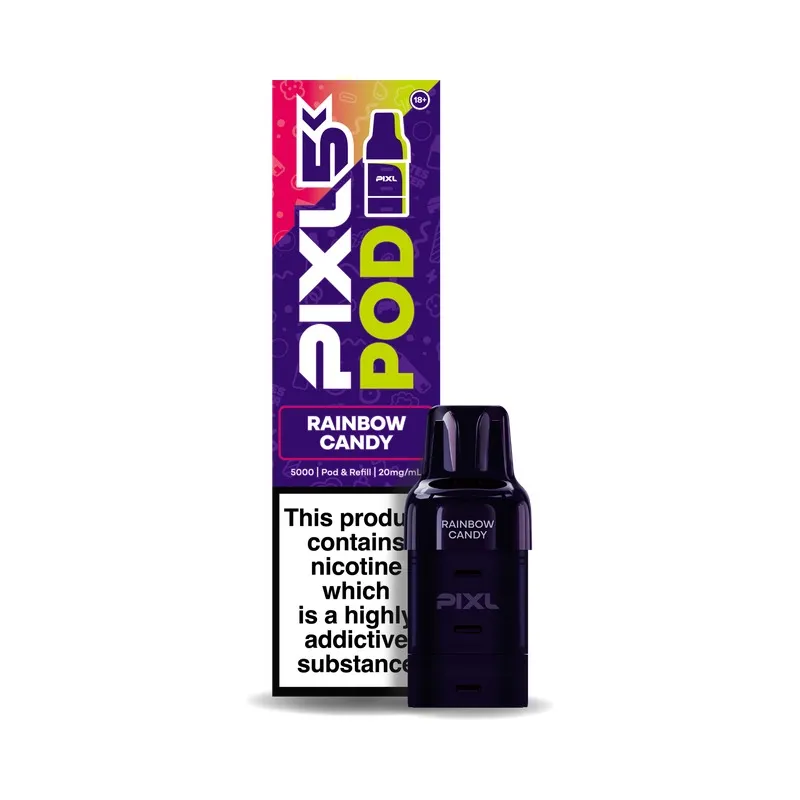 Rainbow Candy Pixl 5K Prefilled Pods Rainbow Candy Pixl 5K Prefilled Pods