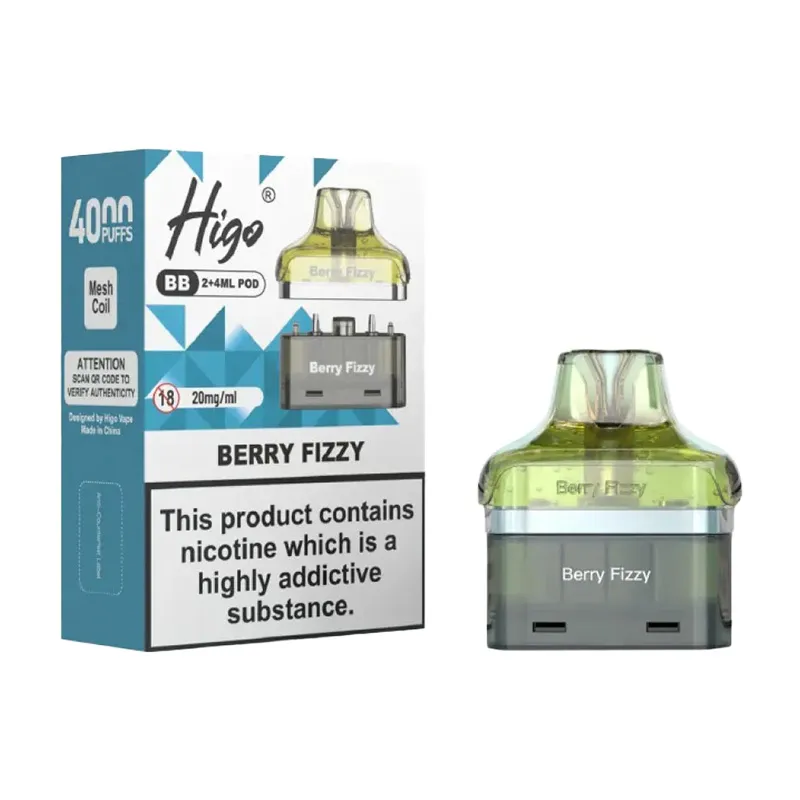 refill-pods-for-higo-bb-4000-Berry Fizzy Higo BB 4000 Berry Fizzy Refill Pods