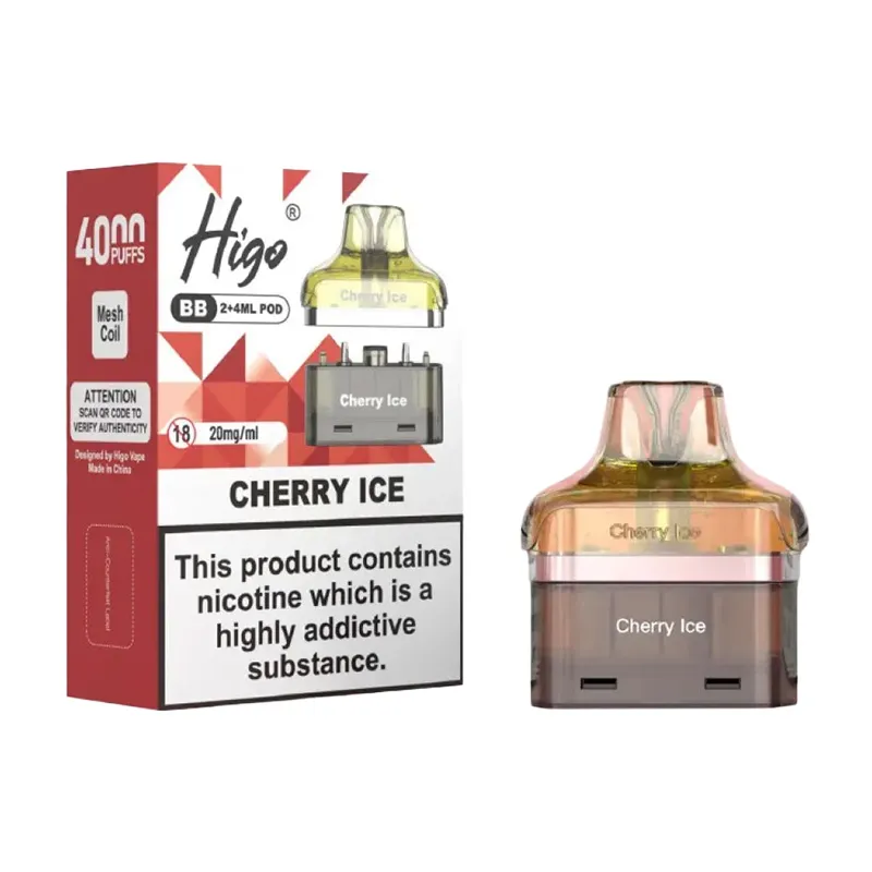 refill-pods-for-higo-bb-4000-Cherry Ice Higo BB 4000 Cherry Ice Refill Pods
