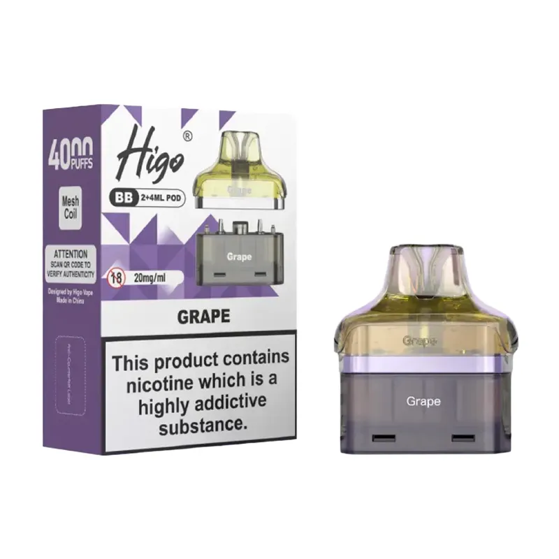 refill-pods-for-higo-bb-4000-Grape Higo BB 4000 Grape Refill Pods