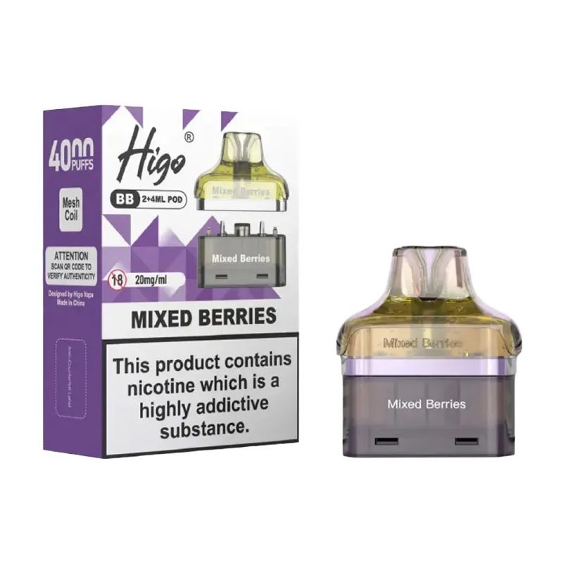 refill-pods-for-higo-bb-4000-Mixed Berries Higo BB 4000 Mixed Berries Refill Pods