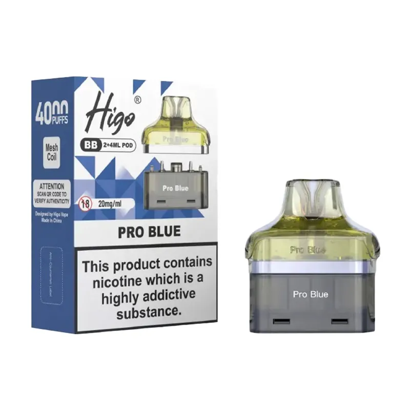 refill-pods-for-higo-bb-4000-Pro Blue Higo BB 4000 Pro Blue Refill Pods