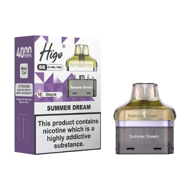 refill-pods-for-higo-bb-4000-Summer Dream Higo BB 4000 Summer Dream Refill Pods