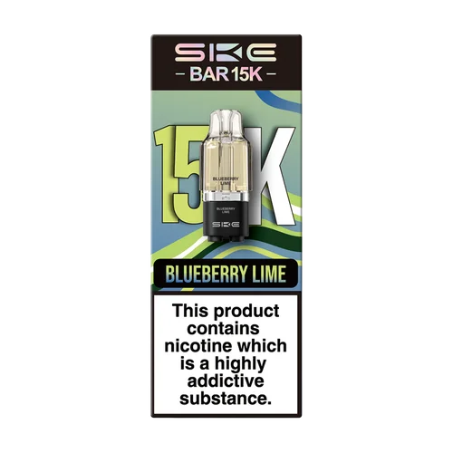 SKE Bar 15K pods Blueberry Lime