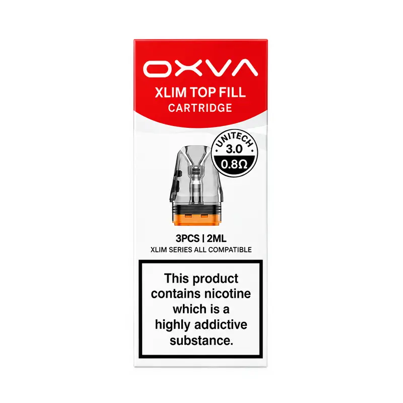 0.8 ohm OXVA Xlim Unitech 0.8ohm Unitech 3.0 - 3 Pack Replacement Pods